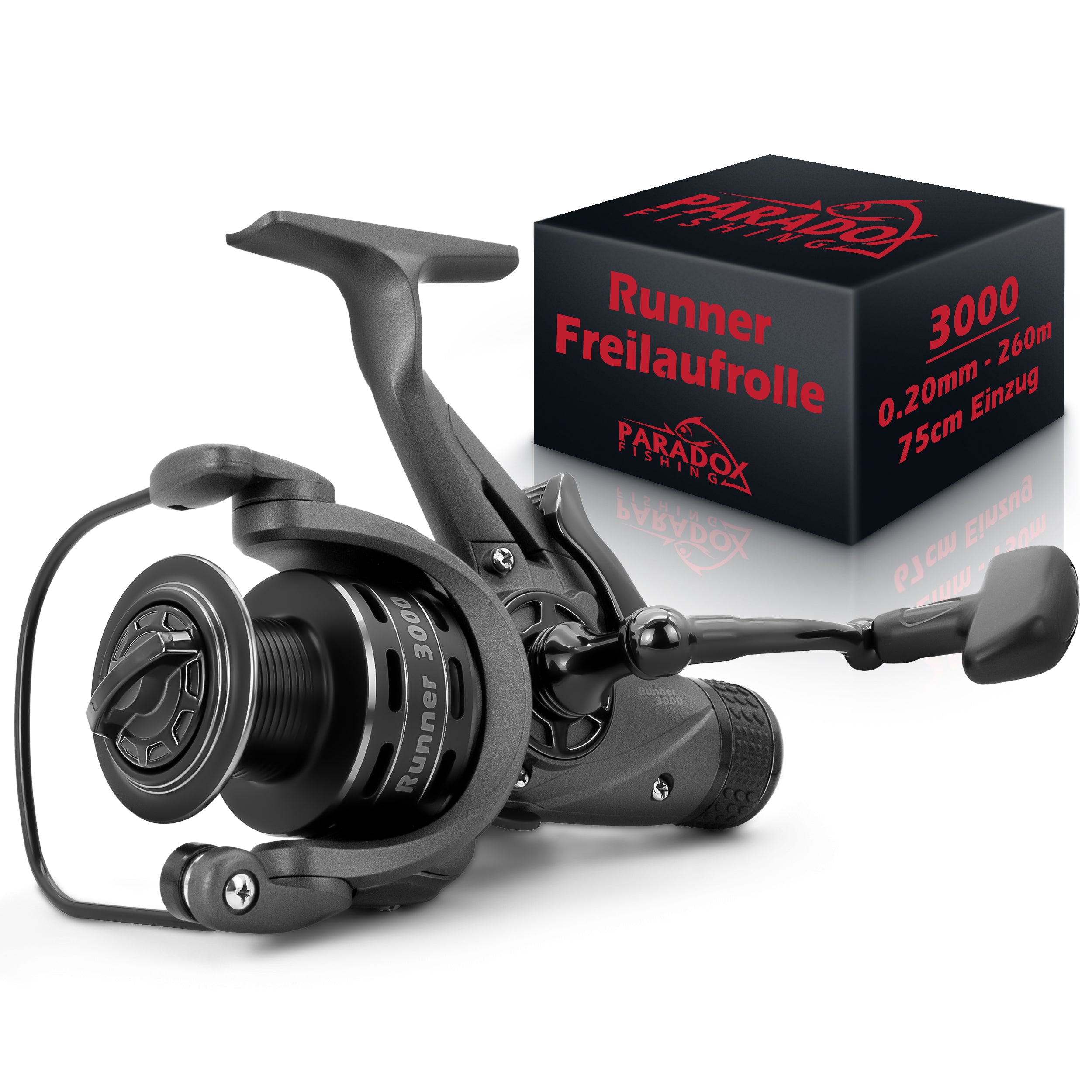 Runner Freilauf-Rolle 3000/4000 – Paradox Fishing