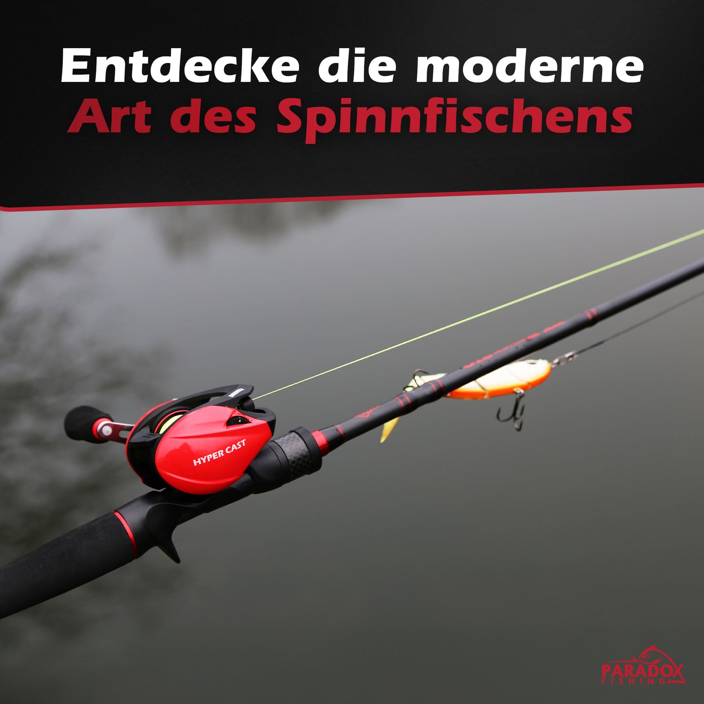 PX Hyper Baitcast Combo – Rute & Rolle im Set 210 10-60g Wg.