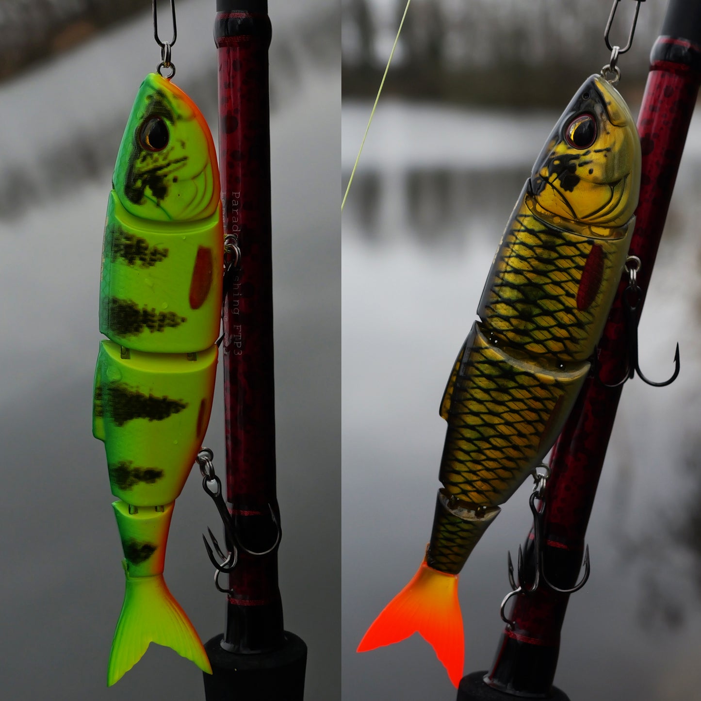 Ghost Glider Set 3-teiliger Wobbler 13,5cm 21g langsam sinkend