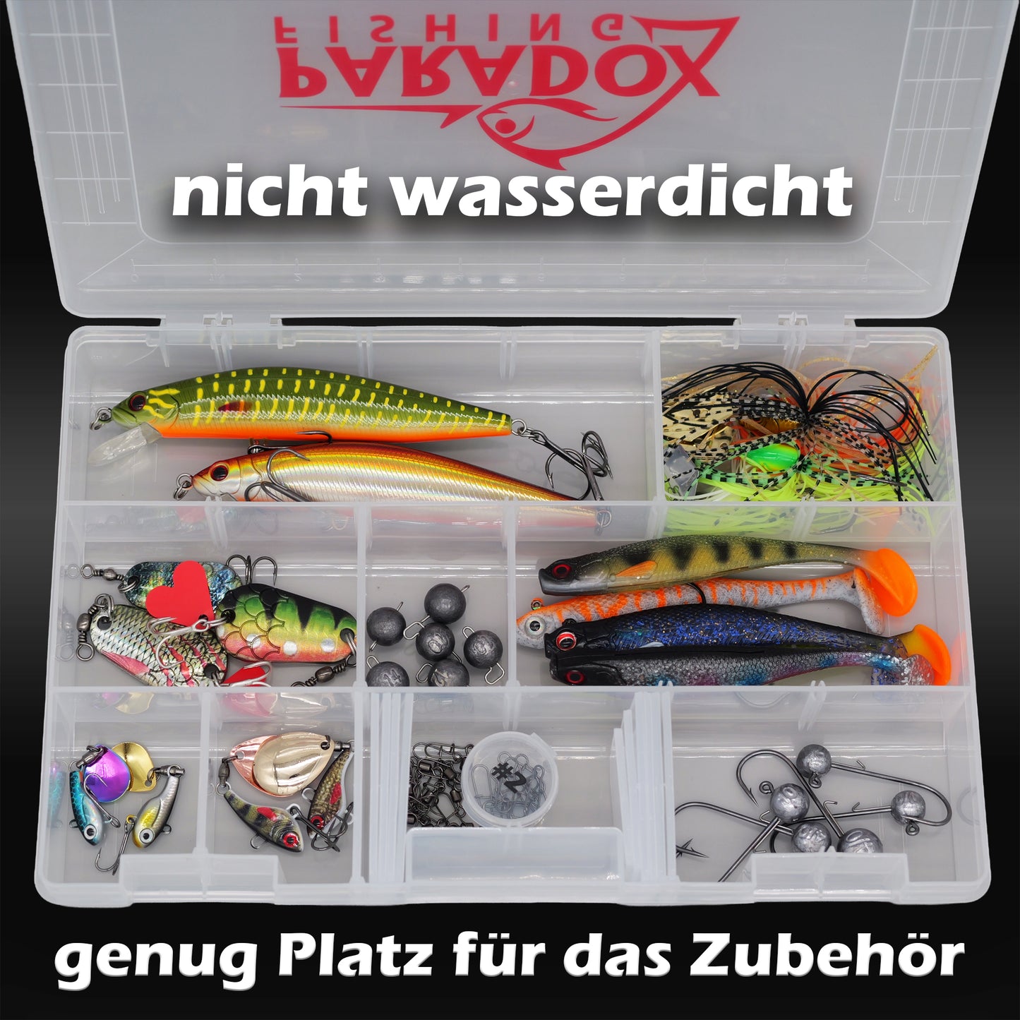 Tackle Boxen Set 5x 27,5x18x4,5cm/4,0cm