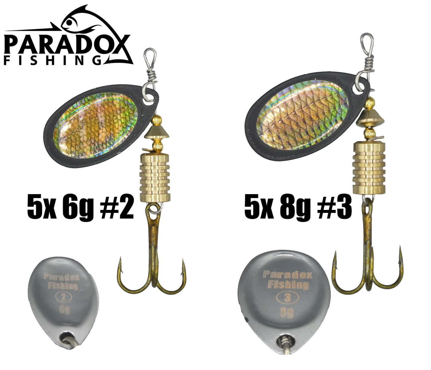 Spinner Set #2 #3 6g/5g