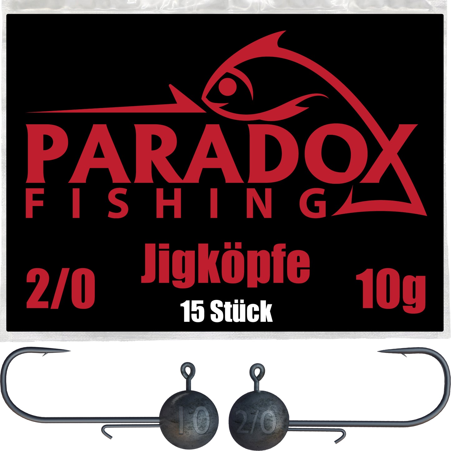 Jigköpfe 2/0 5g-15g mit Baitholder