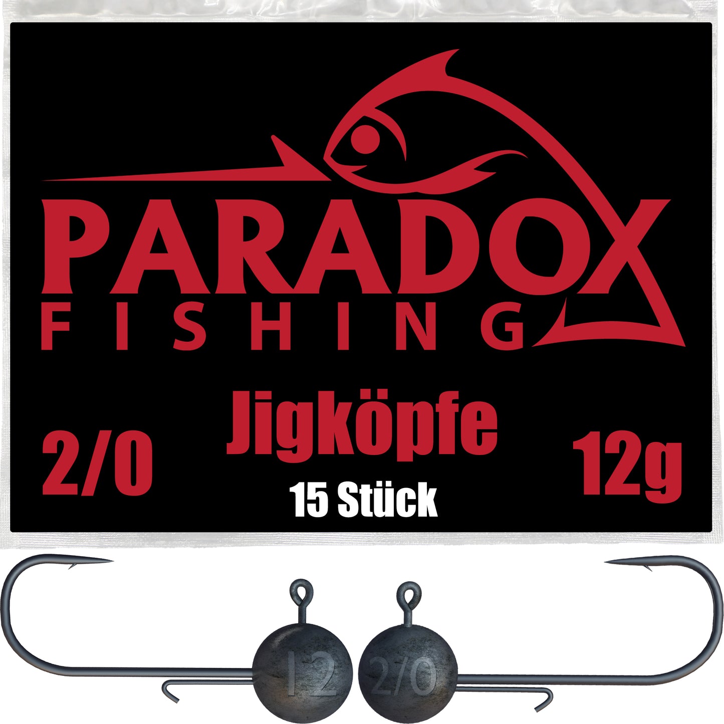 Jigköpfe 2/0 5g-15g mit Baitholder