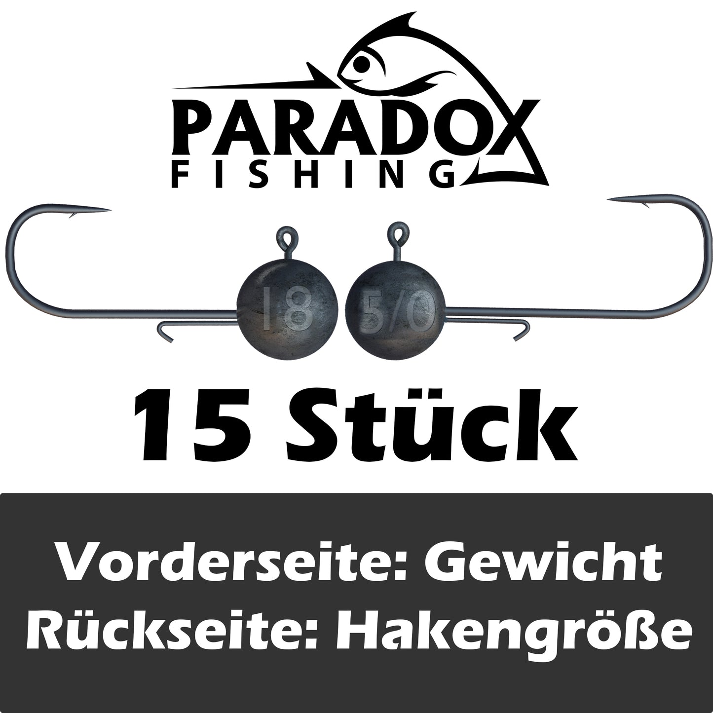 Jigköpfe 5/0 7g-18g mit Baitholder