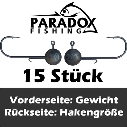 Jigköpfe 2/0 5g-15g mit Baitholder