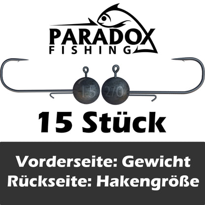 Jigköpfe 2/0 5g-15g mit Baitholder