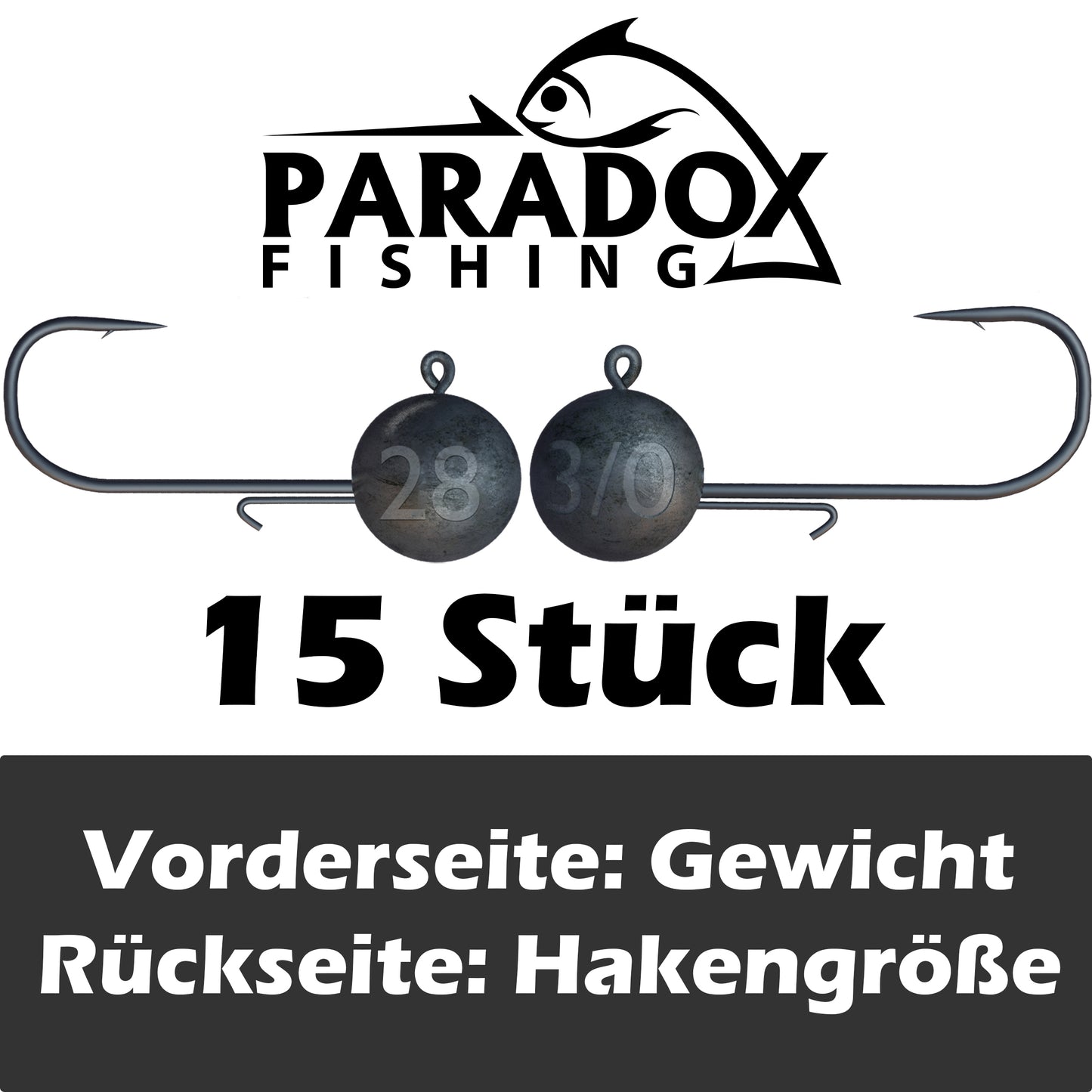 Jigköpfe 3/0 5g-28g mit Baitholder