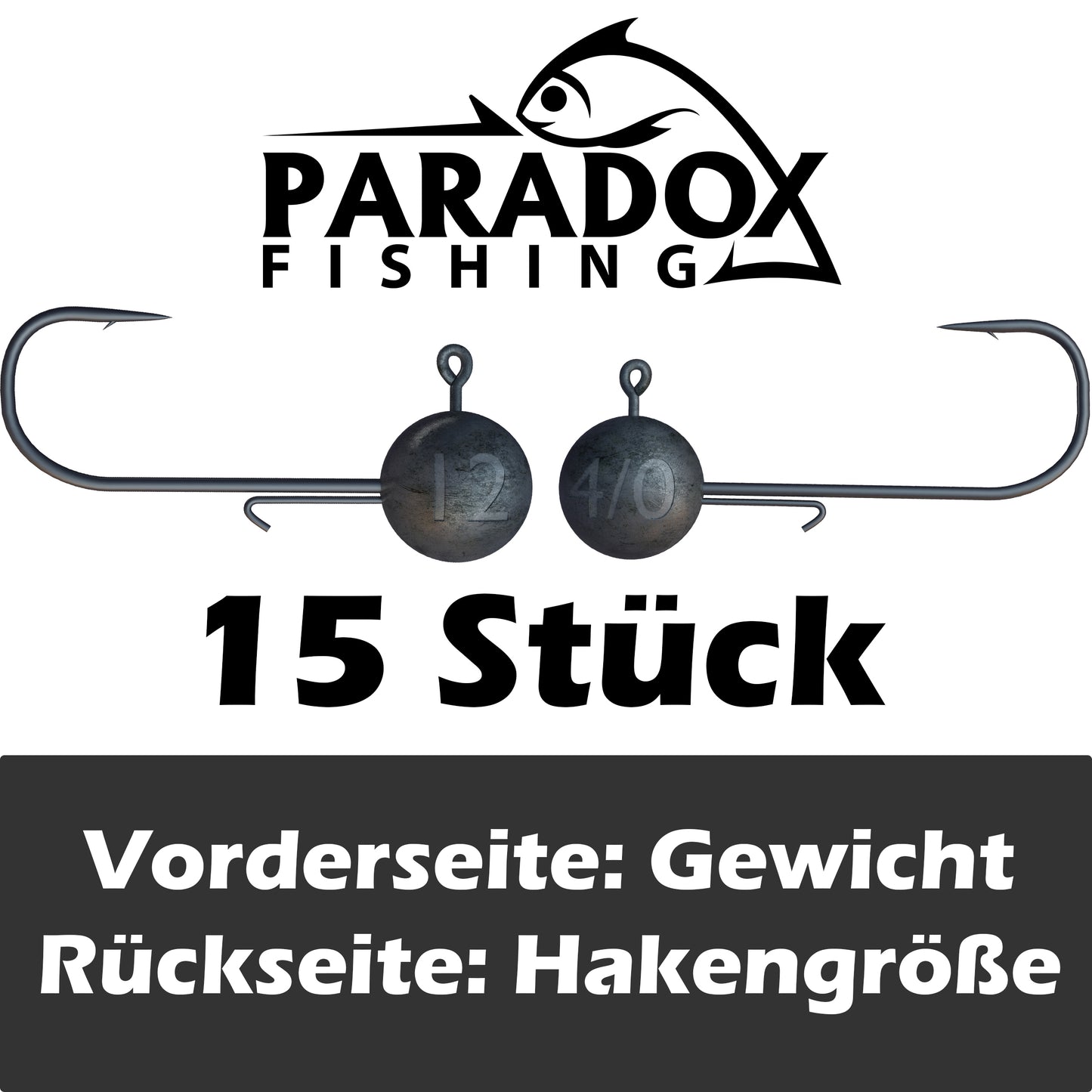 Jigköpfe 4/0 5g-28g mit Baitholder