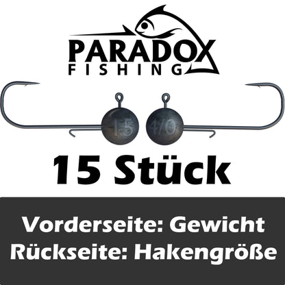Jigköpfe 4/0 5g-28g mit Baitholder