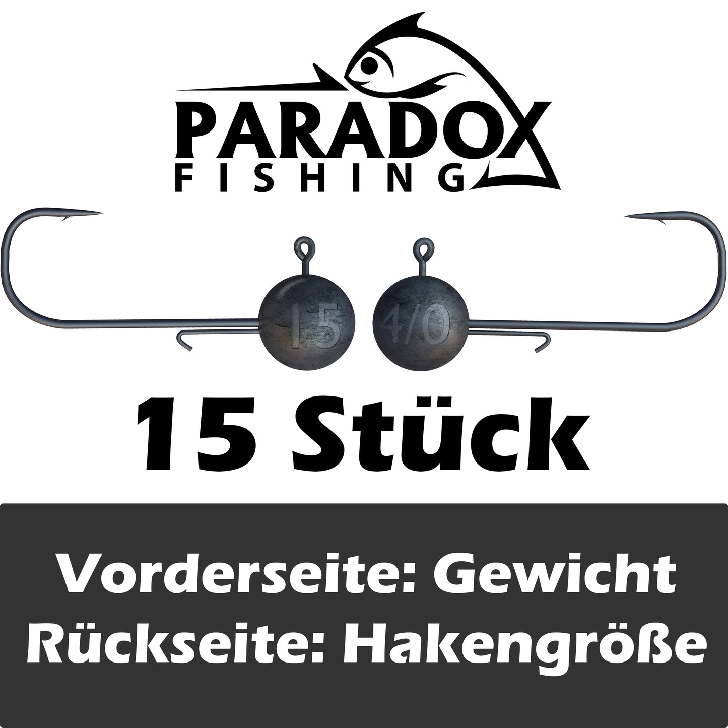 Jigköpfe 4/0 5g-28g mit Baitholder