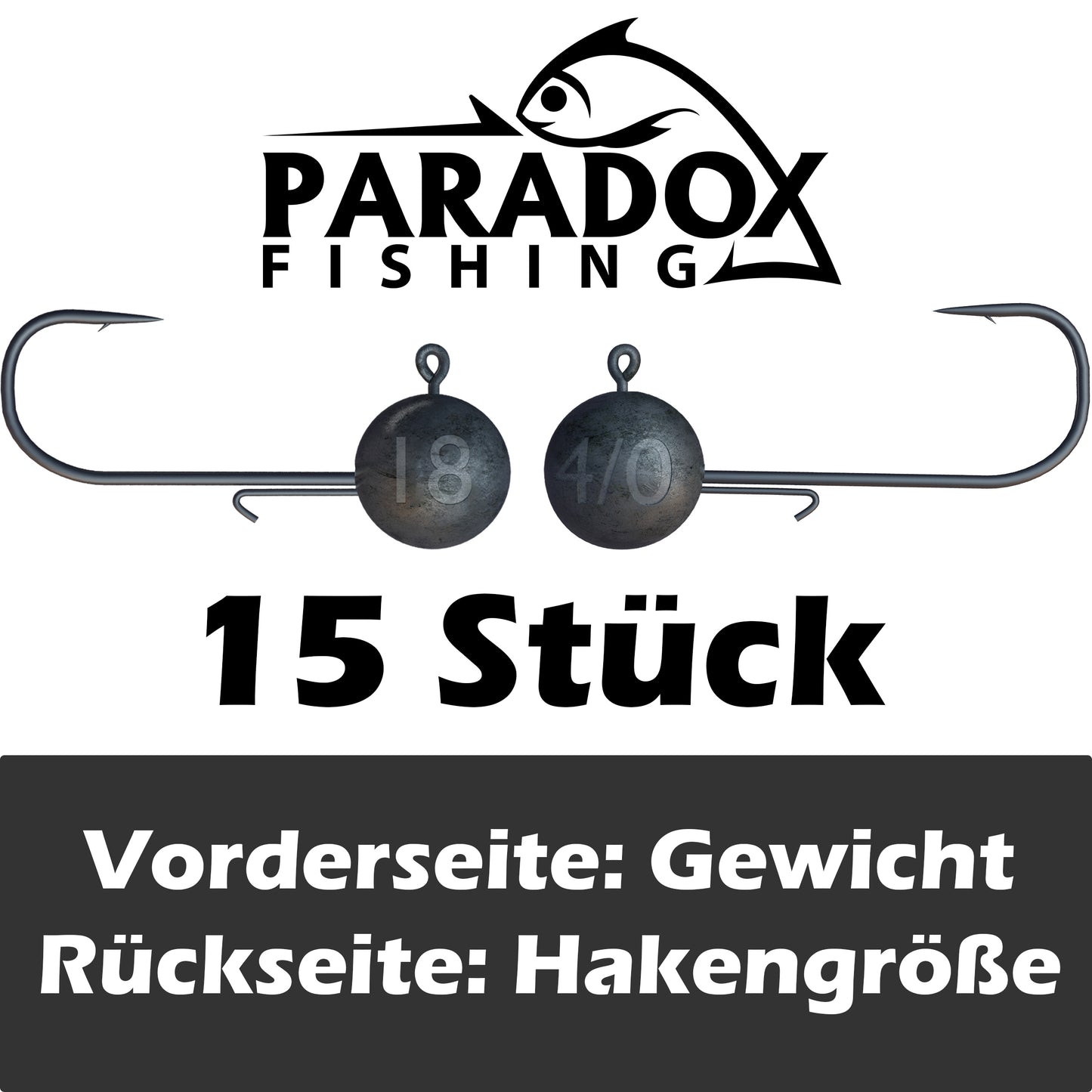 Jigköpfe 4/0 5g-28g mit Baitholder