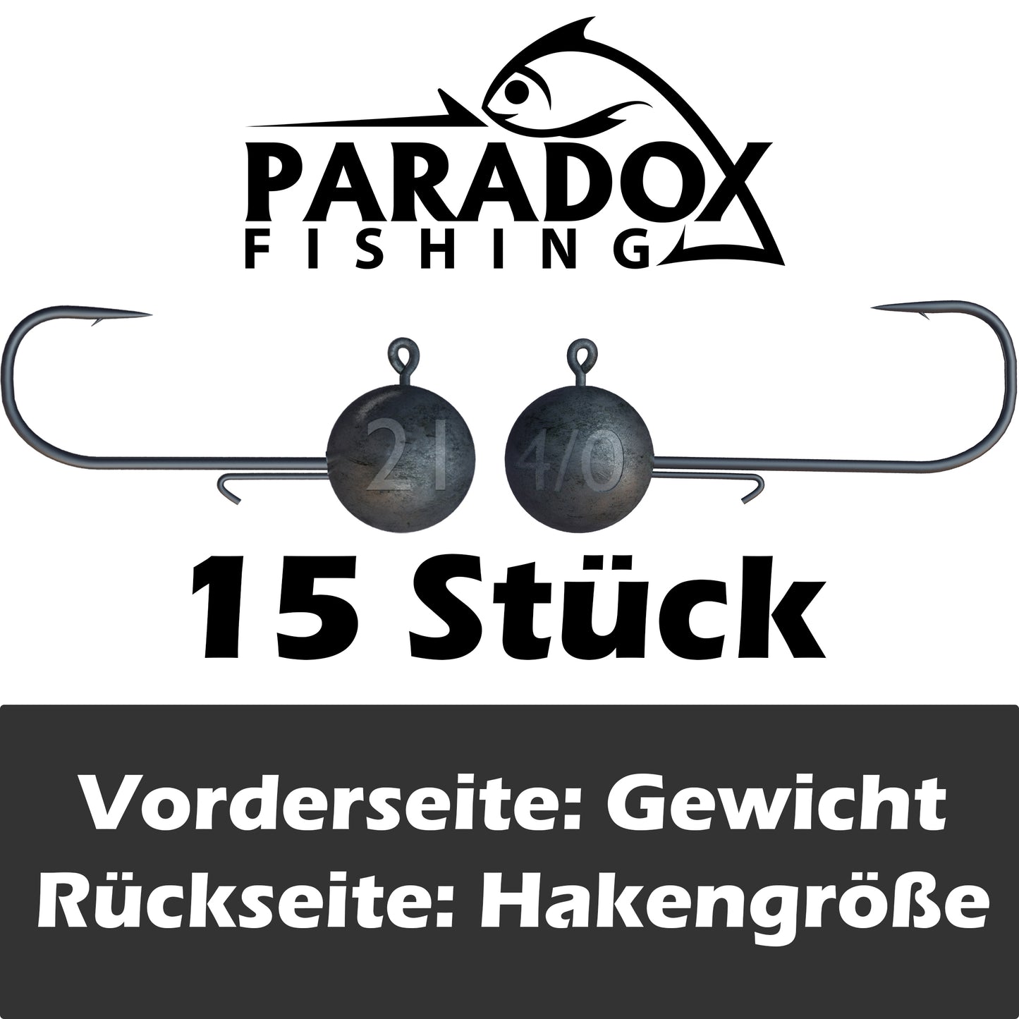 Jigköpfe 4/0 5g-28g mit Baitholder