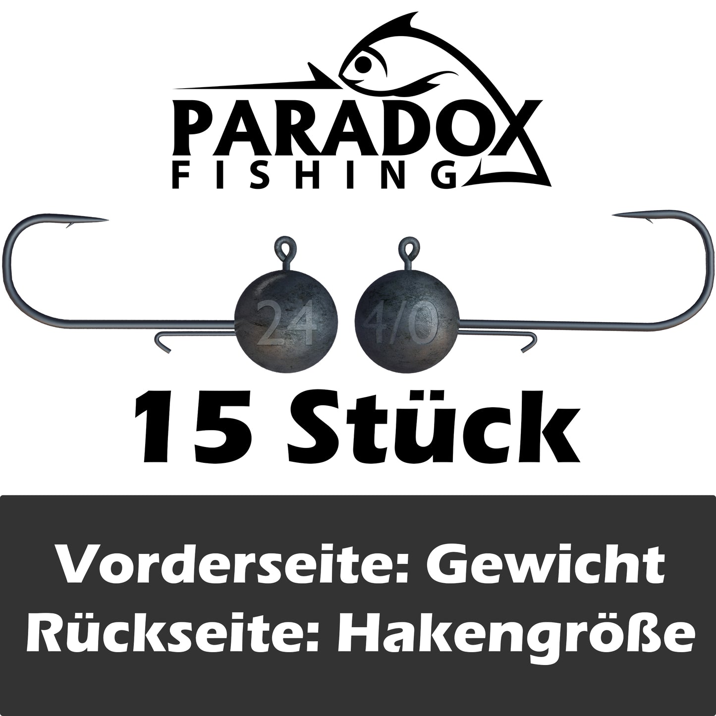 Jigköpfe 4/0 5g-28g mit Baitholder