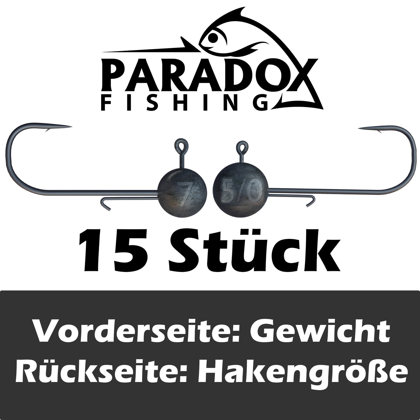 Jigköpfe 5/0 7g-18g mit Baitholder