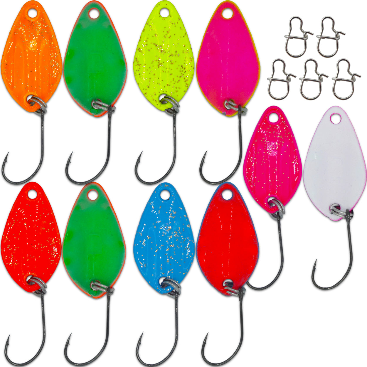 Forellen Spoon 1,2g Set 5 Stück