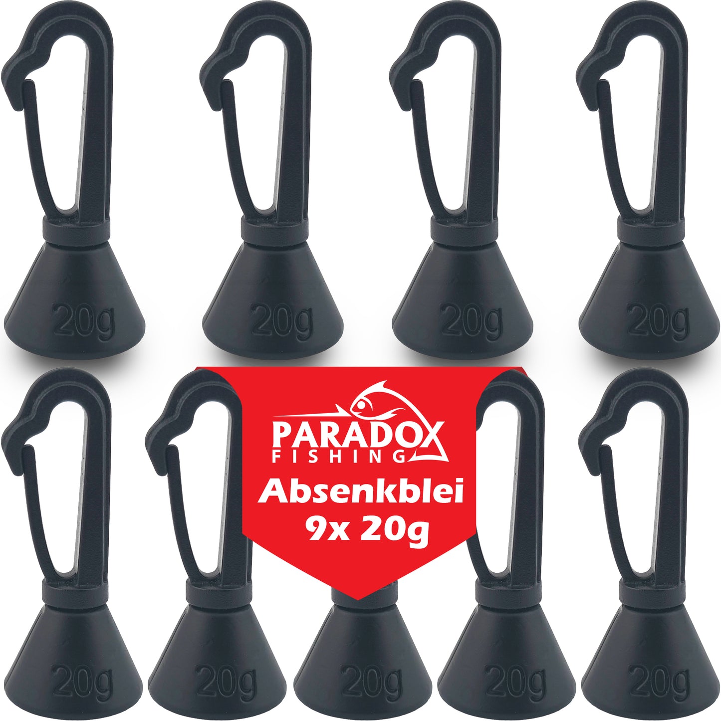 Absenkblei Sets 20g/30g/40g Downrigger