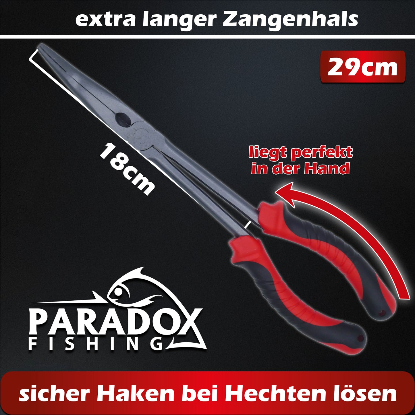 Hecht Hakenlöse Zange 29cm