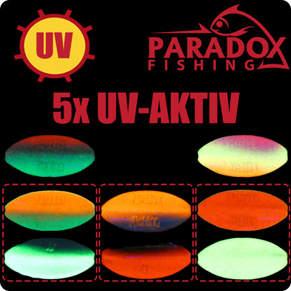 Wing Forellen Inline Spoon Set 2,0g/3,5g 5 Stück