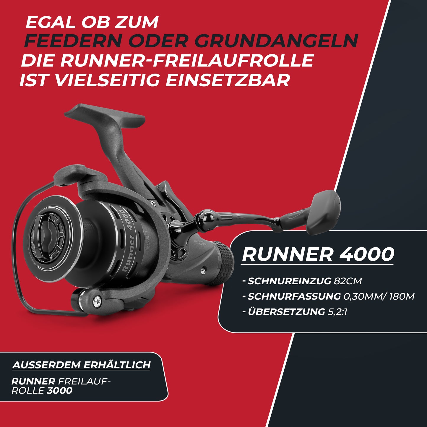 Runner Freilauf-Rolle 3000/4000