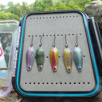 Natur Forellen Spoon Set 2,0g 5 Stück