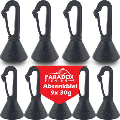 Absenkblei Sets 20g/30g/40g Downrigger