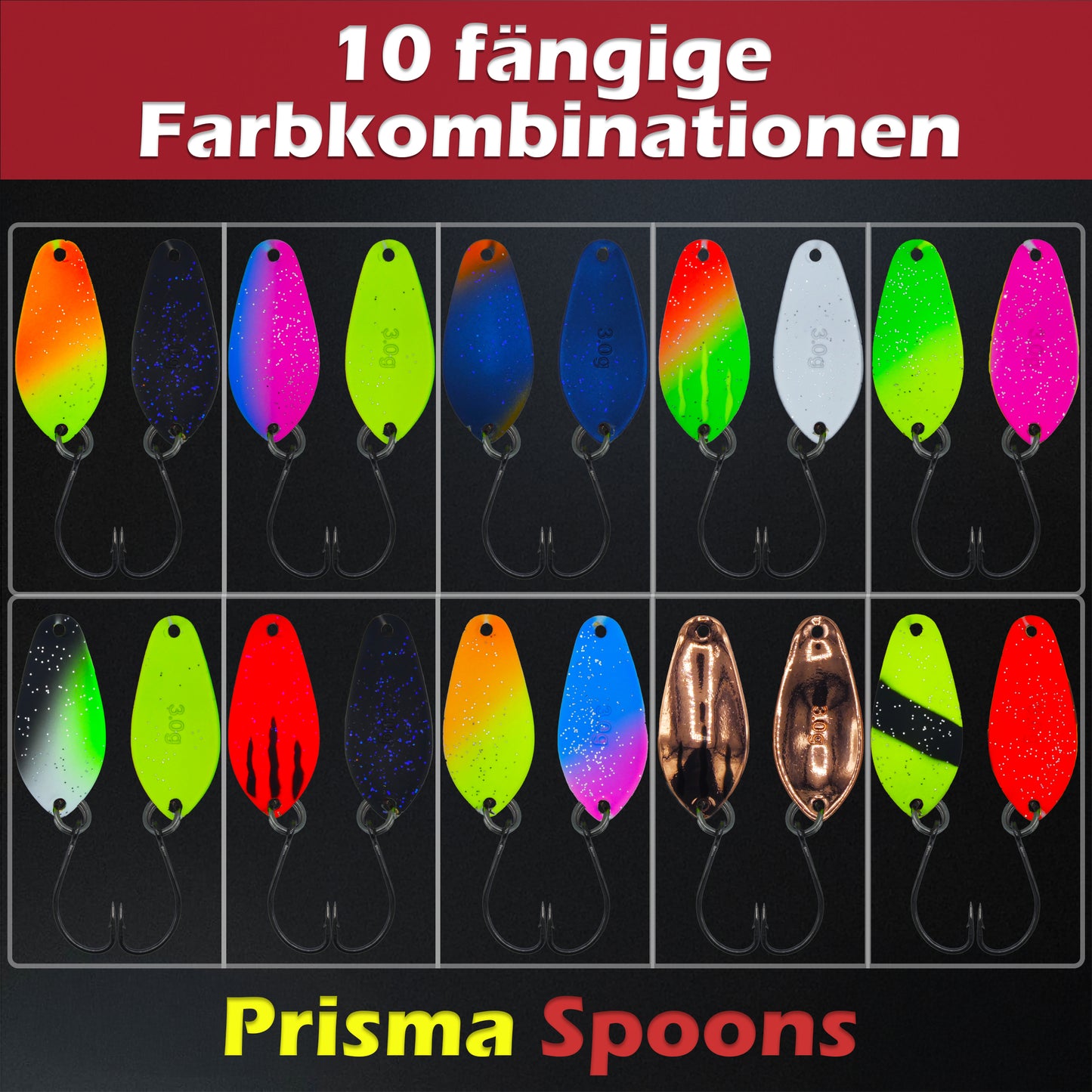 Premium Spoon Sets 2,0g/2,5g/3,0g