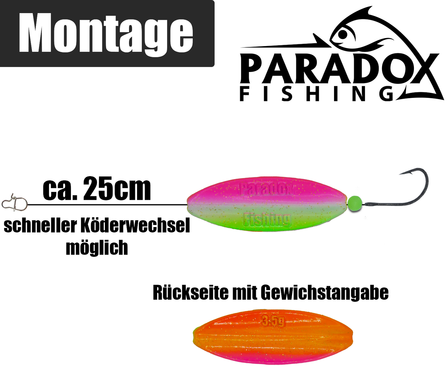 Wing Forellen Inline Spoon Set 2,0g/3,5g 5 Stück