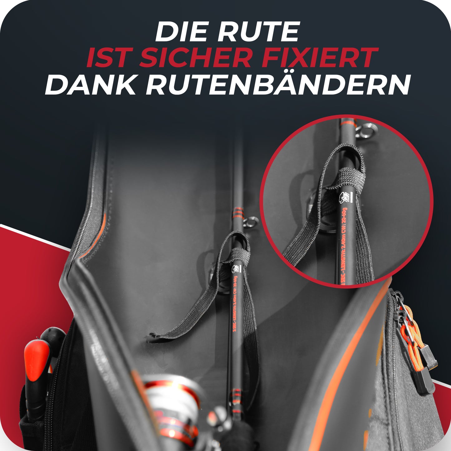 EVA Ruten-Tasche 120cm/150cm/190cm