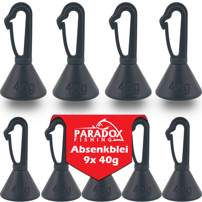 Absenkblei Sets 20g/30g/40g Downrigger