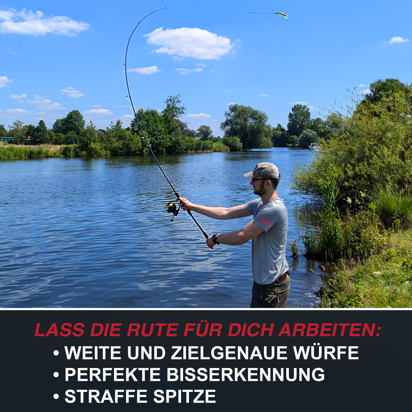 Firetiger Spinnrute 210/240/270 für Barscht, Hecht und Zander