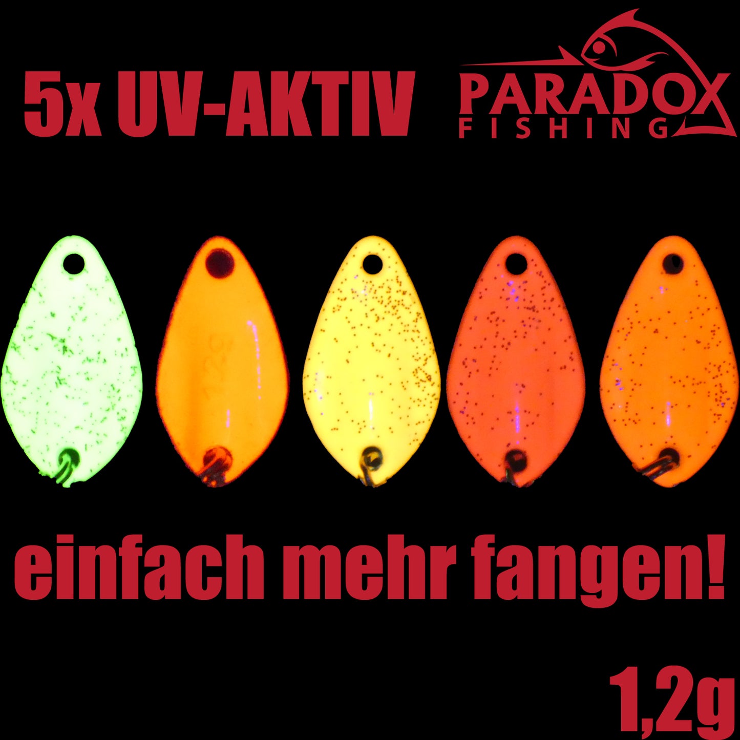 Forellen Spoon 1,2g Set 5 Stück