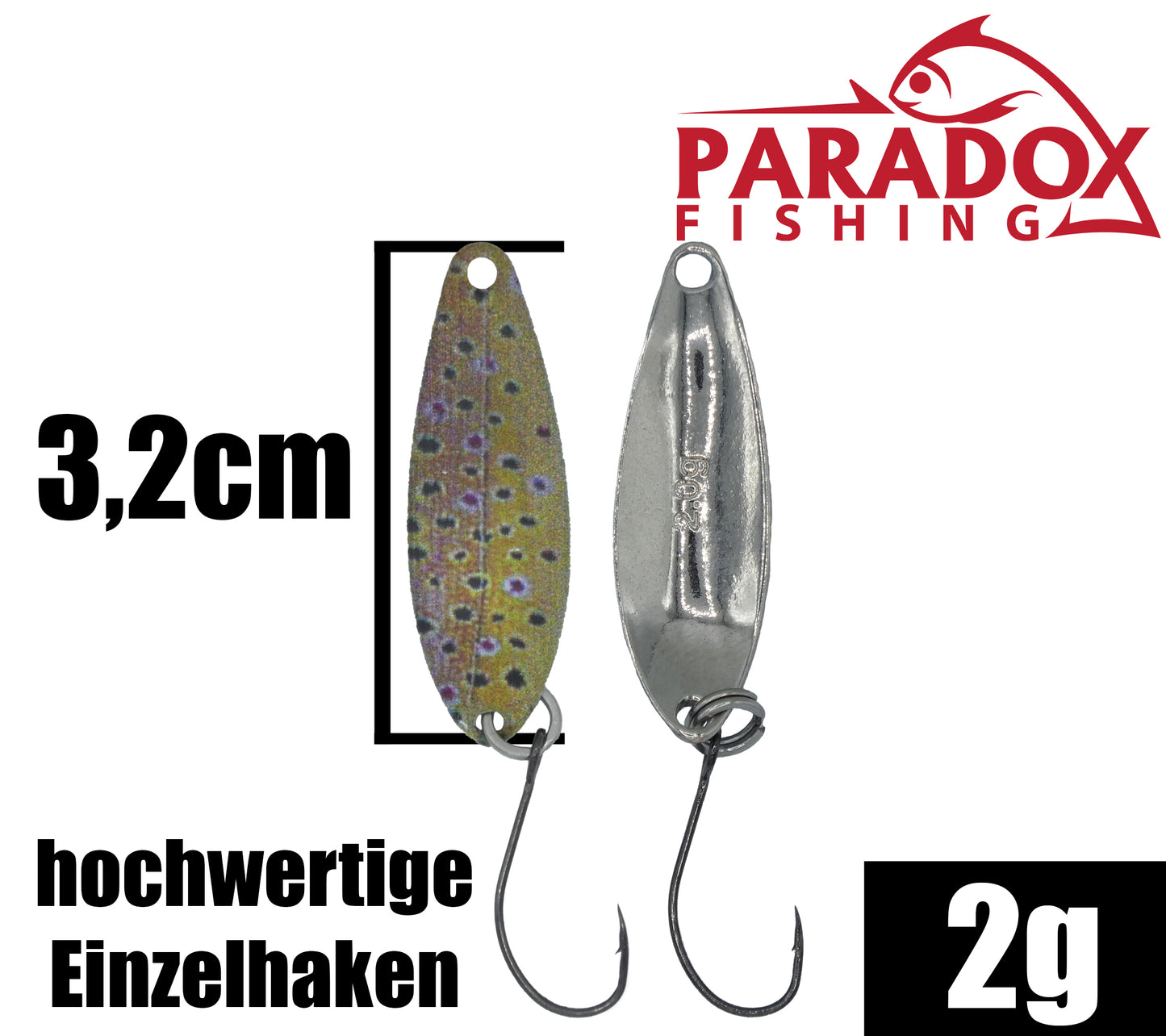 Natur Forellen Spoon Set 2,0g 5 Stück