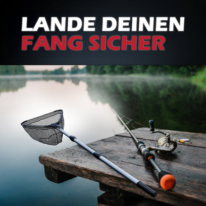 Allround Angel Kescher 2,1m mit gummierten Netz