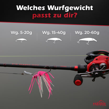 PX Hyper Baitcast-Rute 210 10-20g/15-40g/20-60g