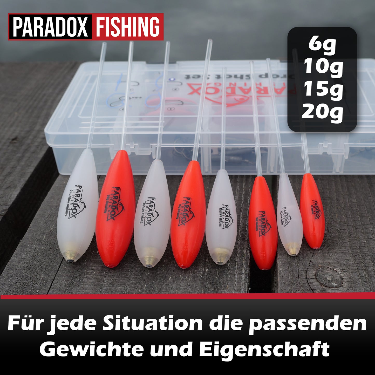 Sbirolinos 6g/10g/15g/20g schwimmend, langsam/sinkend