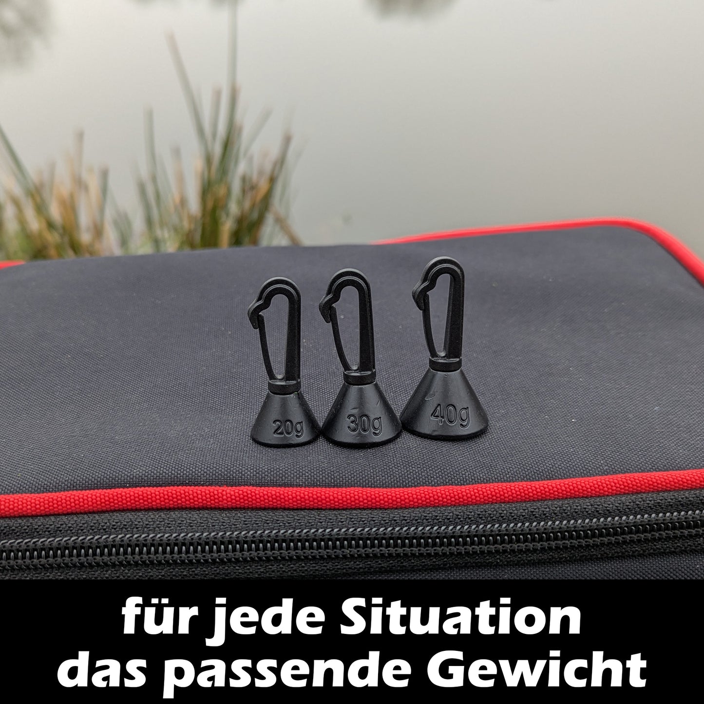 Absenkblei Sets 20g/30g/40g Downrigger