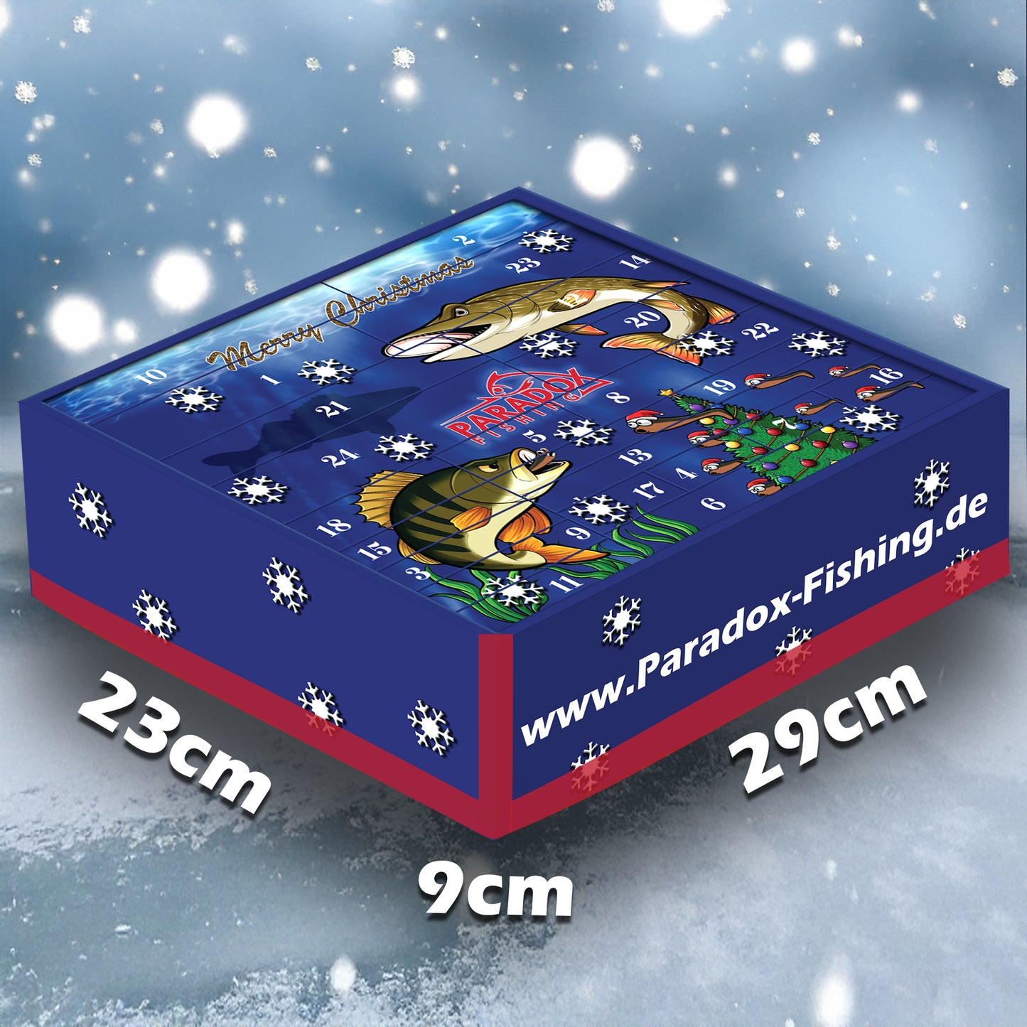 Raubfisch Angel Adventkalender 2025 für Barsch, Hecht und Zander