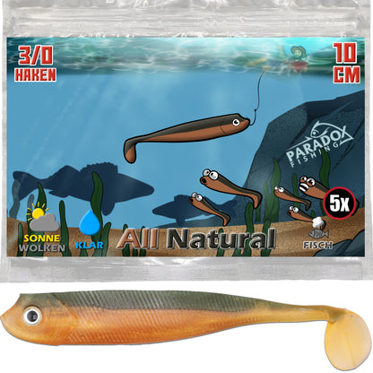 PX Zander Shad Gummifisch 10cm - verschiedene Farben