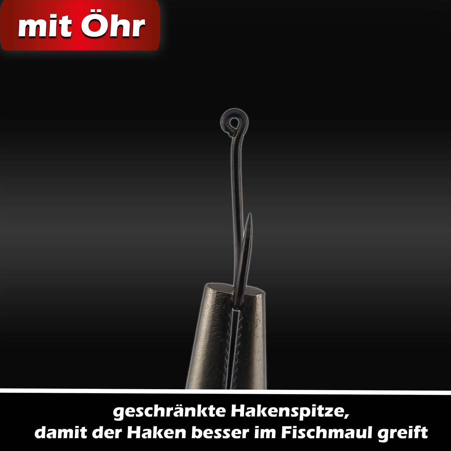 Allround Haken Set #2-#10 mit Öhr 100 Stück