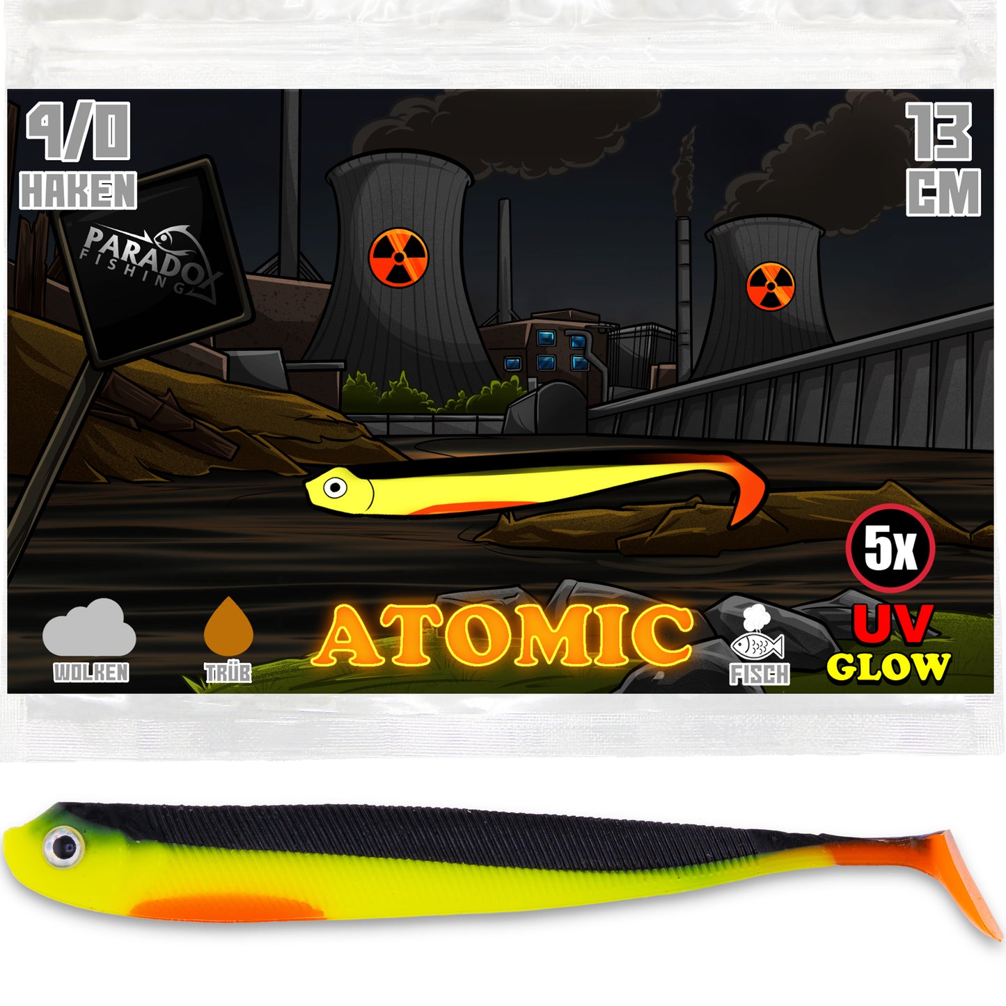 PX Zander Shad Gummifisch 13cm