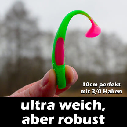 PX Zander Shad Gummifisch 10cm - verschiedene Farben