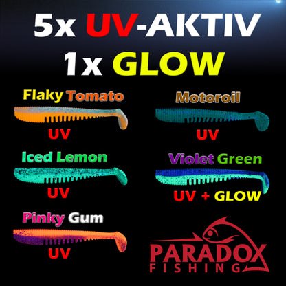 Perch Punk Barsch Gummifische 7,5cm - verschiedene Farben