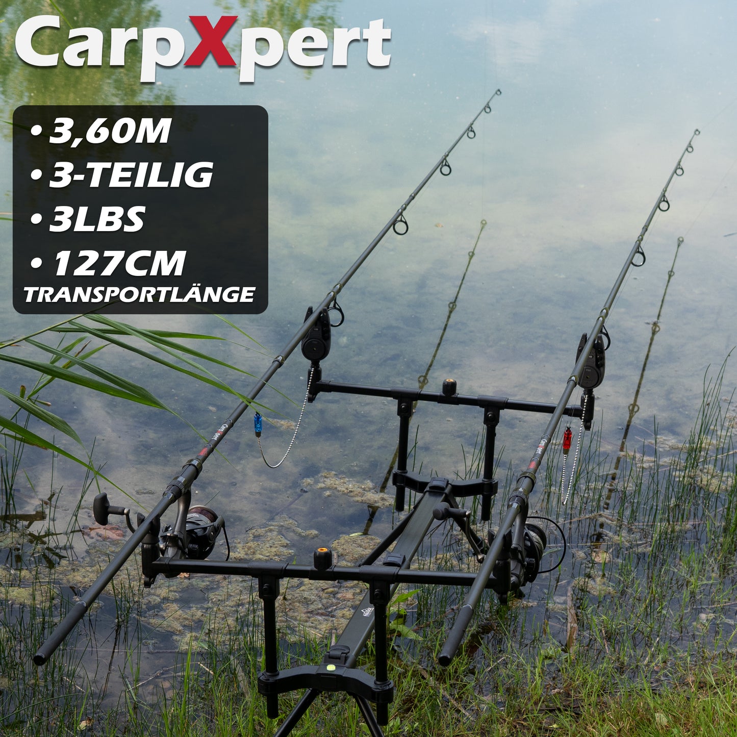 CarpXpert Karpfenrute 360 3lbs 3-Teilig