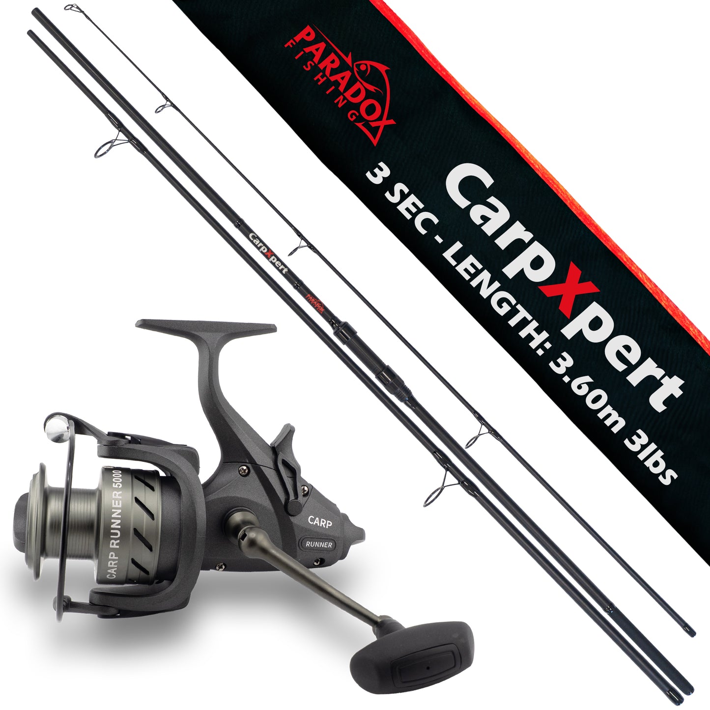 CarpXpert Karpfenrute 360 3lbs 3-Teilig