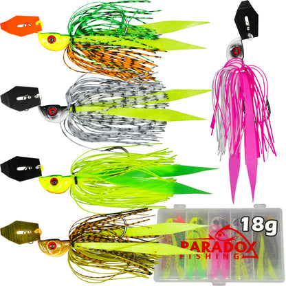 Chatterbait Set 18g 5 Stück