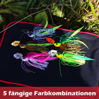 Chatterbait Set 18g 5 Stück