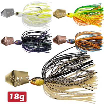 Vibra PX Chatterbait mit 3/0 Jighaken 12g und 18g