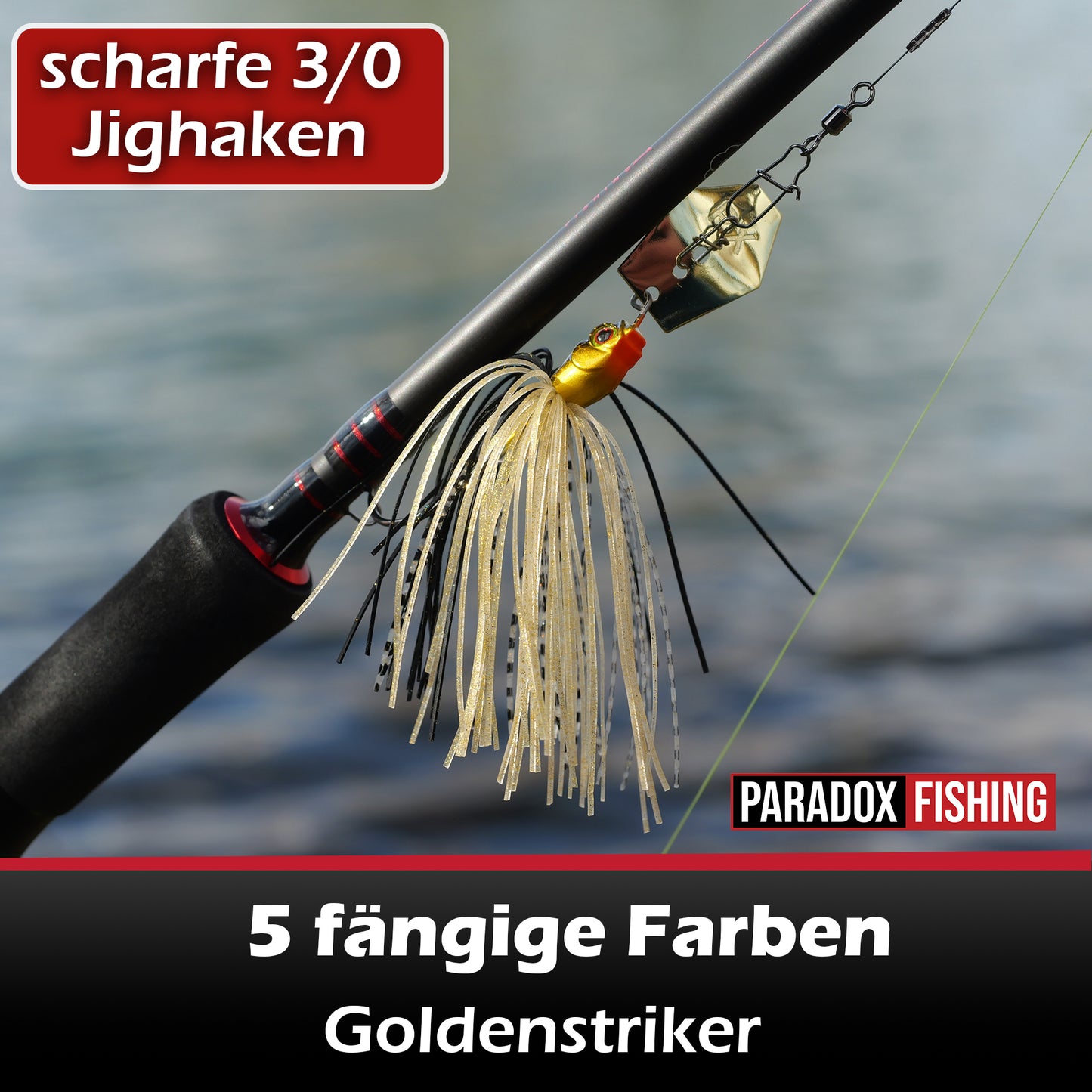 Vibra PX Chatterbait mit 3/0 Jighaken 12g und 18g