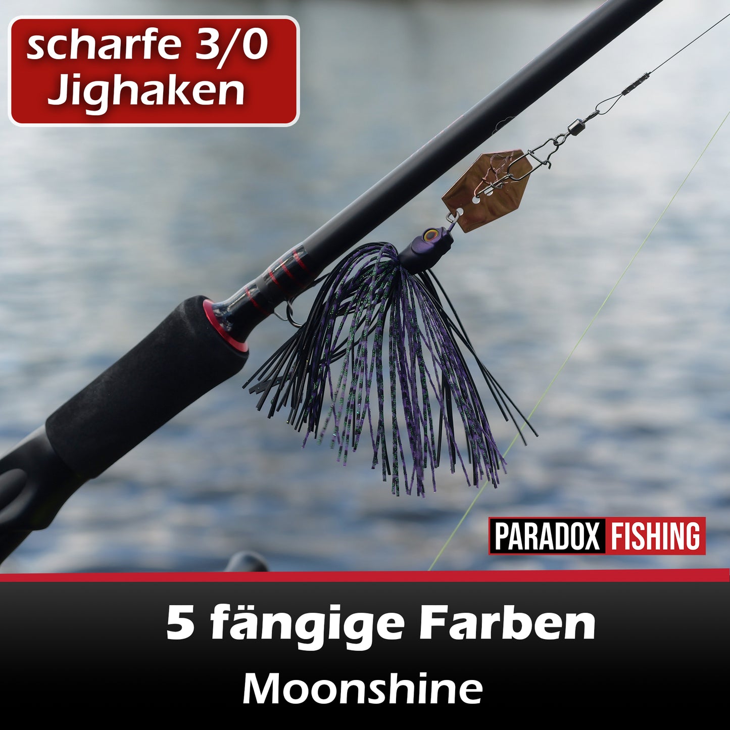 Vibra PX Chatterbait mit 3/0 Jighaken 12g und 18g