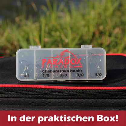 Cheburashka Haken Set #1-4/0 45 Stück